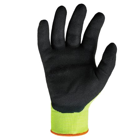Proflex By Ergodyne Nitrile Coated CR Gloves 7021, 144 Pairs, Lime, Size S, 144PK 17862